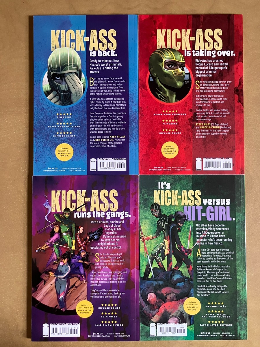 KICK-ASS NEW GIRL TPB 1 2 3 4 -IMAGE COMICS -COMPLETE SERIES- NEW