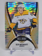 2025-26 Upper Deck Allure Ozzy Wiesblatt Rookie Gold Glitter Bomb #'D 048/199