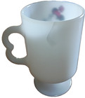 1970s-1980s Milk Glass Minnie Mouse  footed Coffee Mug, good, maker, mark, USA — photo 3