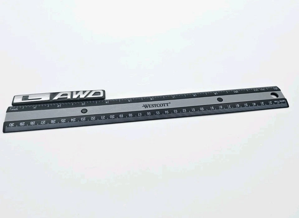 1998-2002 SUBARU FORESTER L AWD LAWD REAR EMBLEM LOGO BADGE SIGN SYMBOL - Image 2 of 3