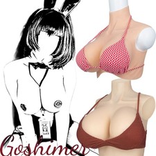 C-G Cup For Crossdresser Realistic Silicone Breast Forms Breast Plate Fake Boobs