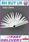 0.02 - 1.00mm FEELER GAUGE - METRIC GAP MEASURING TOOL FILLER MEASURMENT ENGINE
