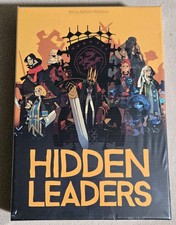 Hidden Leaders Card/Board Game. Deduction Strategy. Sealed. 2-6 Players, 30