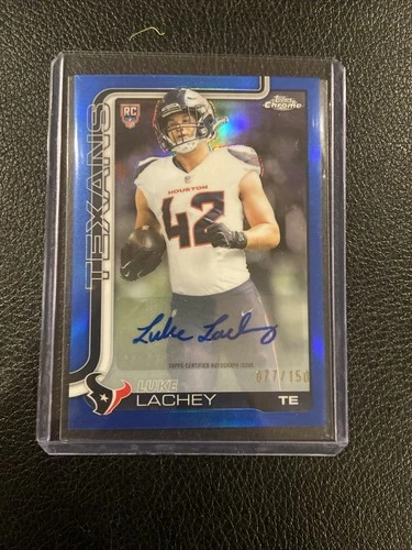 2025 Topps Chrome Luke Lachey Blue Refractor (RAW)