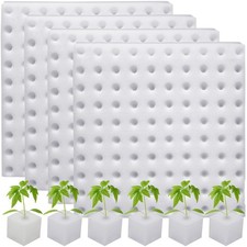 400 PCS Hydroponic Sponge Planting Tool Square Seedling Sponges Greenhouse Hy... 0.06 per gallon