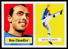 Don Chandler, 1994 Topps Archives 1957, #23, New York Giants, RC