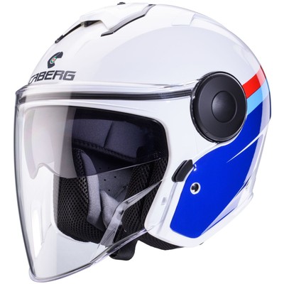 Caberg Open Face Helmet Soho Zephir White/Blue-Red - Size XL