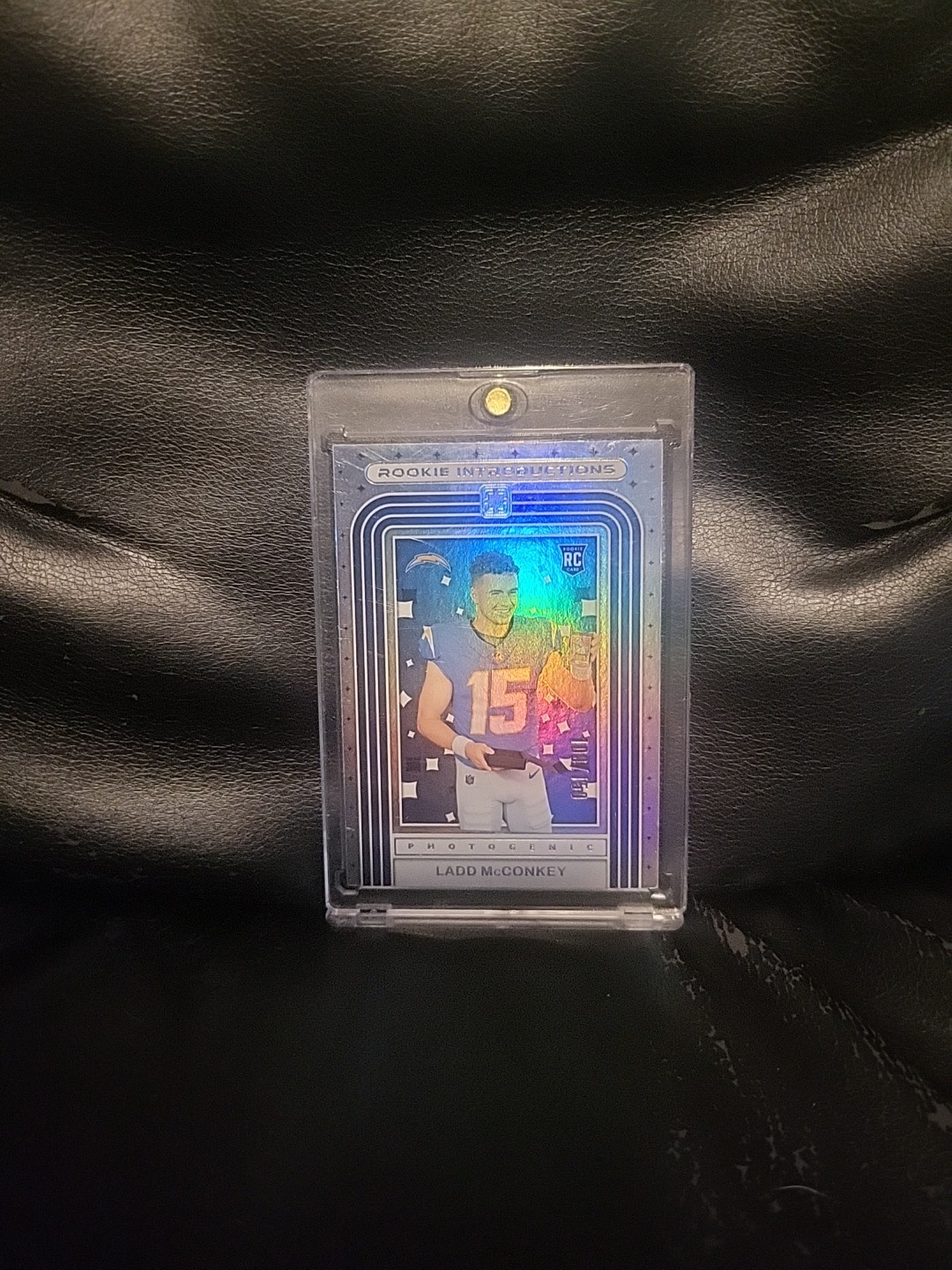 Ladd McConkey Panini Photogenic Rookie Introductions #3 Silver
