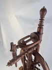 Miniature 18” Castle Style Spinning Wheel Wood Salesman Sample - Works! — photo 2