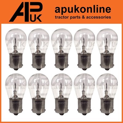 10x Lucas Seitenlicht Blinker Birne 12V 21W BA15s für Ford New Holland Traktor
