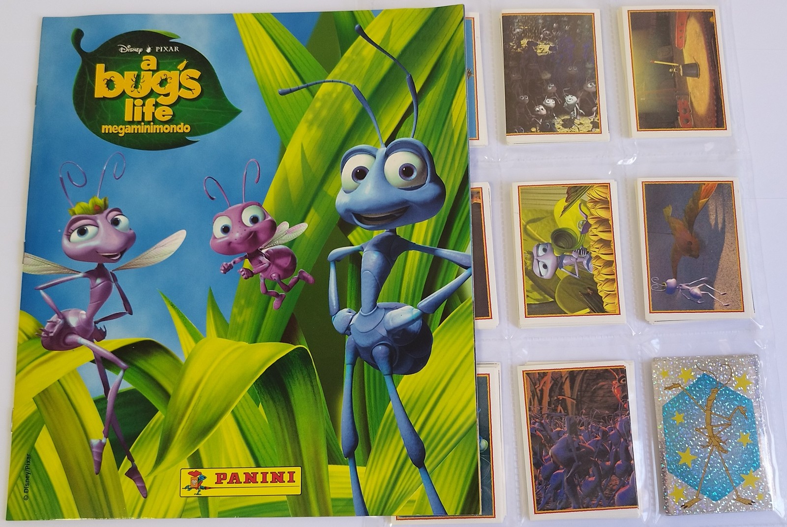 A Bug's Life Empty Album + Complete Set 198 Stickers Panini Italy