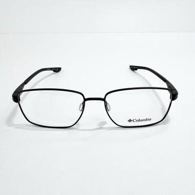 Columbia C3010 55-16 140 Rectangular Eyeglasses Frames Black Full Rim