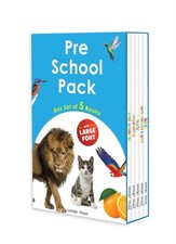 Pre School Pack : Box Set of 5 Books with Large Font
