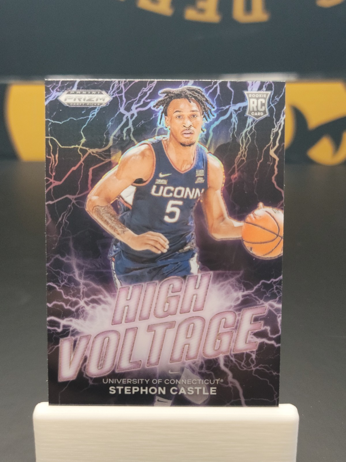 2024 Panini Prizm Draft Picks High Voltage Prizm Stephon Castle Rookie SP