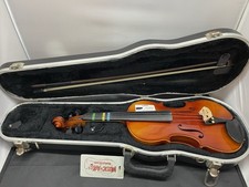 Vintage Suzuki No. 608 1/2 Size Violin 1993 Made in Japan w/ Bow Case