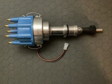 Ford Small Block 289 302 Pro-billet Race Distributor Small Blue Cap Use Msd Box Ford Small Block 289 302 Pro-billet Race Distributor Small Blue Cap Use Msd Box