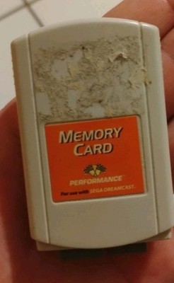Performance Memory Card White for Sega Dreamcast