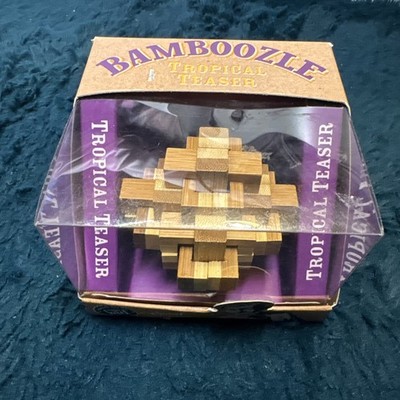 Bamboozle Tropical Teaser, Bambus Holz Brainteaser Puzzle, Neu in Box