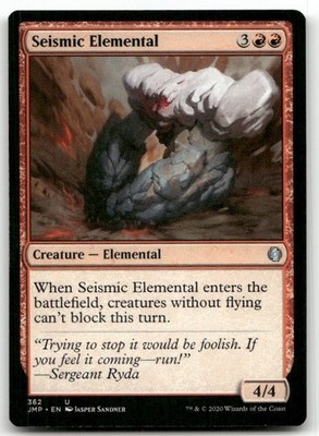 Seismic Elemental #362 (NM) Jumpstart JMP Magic MTG