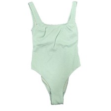 H M Women  s Bathing Suit Size Xsmall One Piece Light Green Swimming
