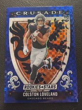 2025 Panini Rookies & Stars Crusade Colston Loveland RC Blue Plaid #15 Bears