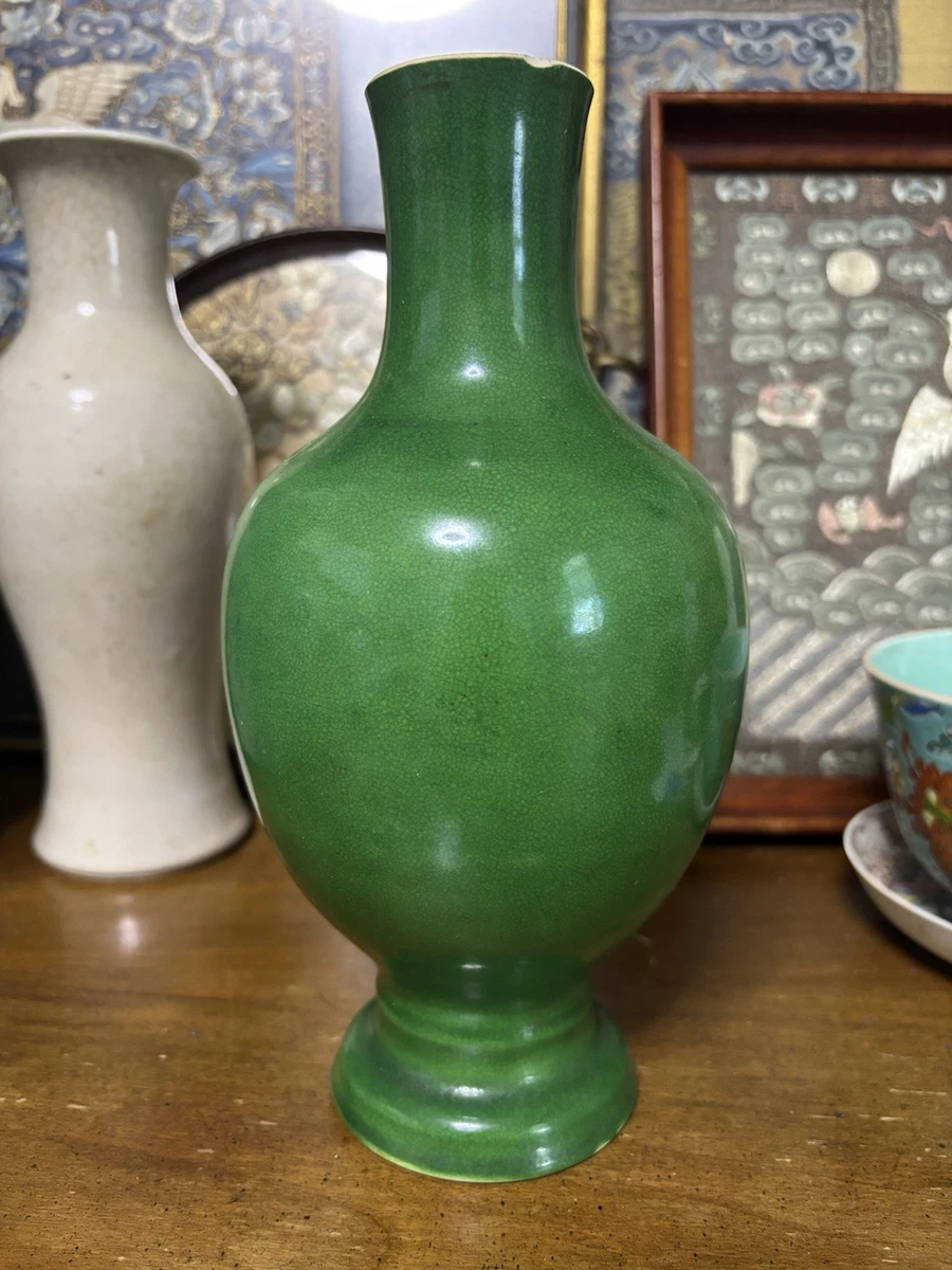 绿色1800年以前中国古董花瓶| eBay