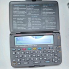 Franklin Bookman Dictionary  Thesaurus MWD-440 with Word Games   Works 