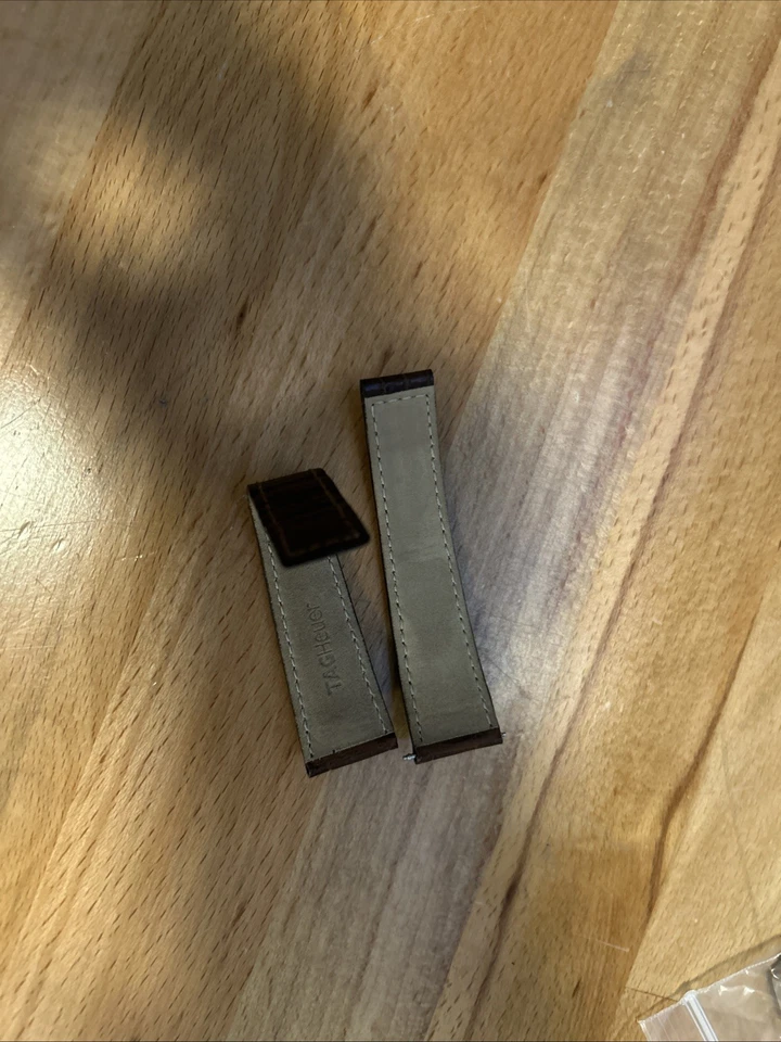 Tag Heuer Leather Strap.  Ref. 7K8G2L - 21x22mm Lug 100% Genuine - Image 2 of 3