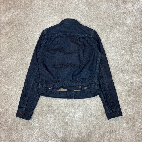 Levi's Made and Crafted Type 2 II Denim Jean Jacket Women's 0 Made in Italy - Picture 3 of 10
