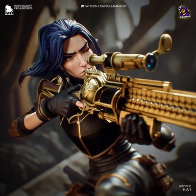 Caitlyn Kiramman - Arcane 3D Druck Figur 155mm