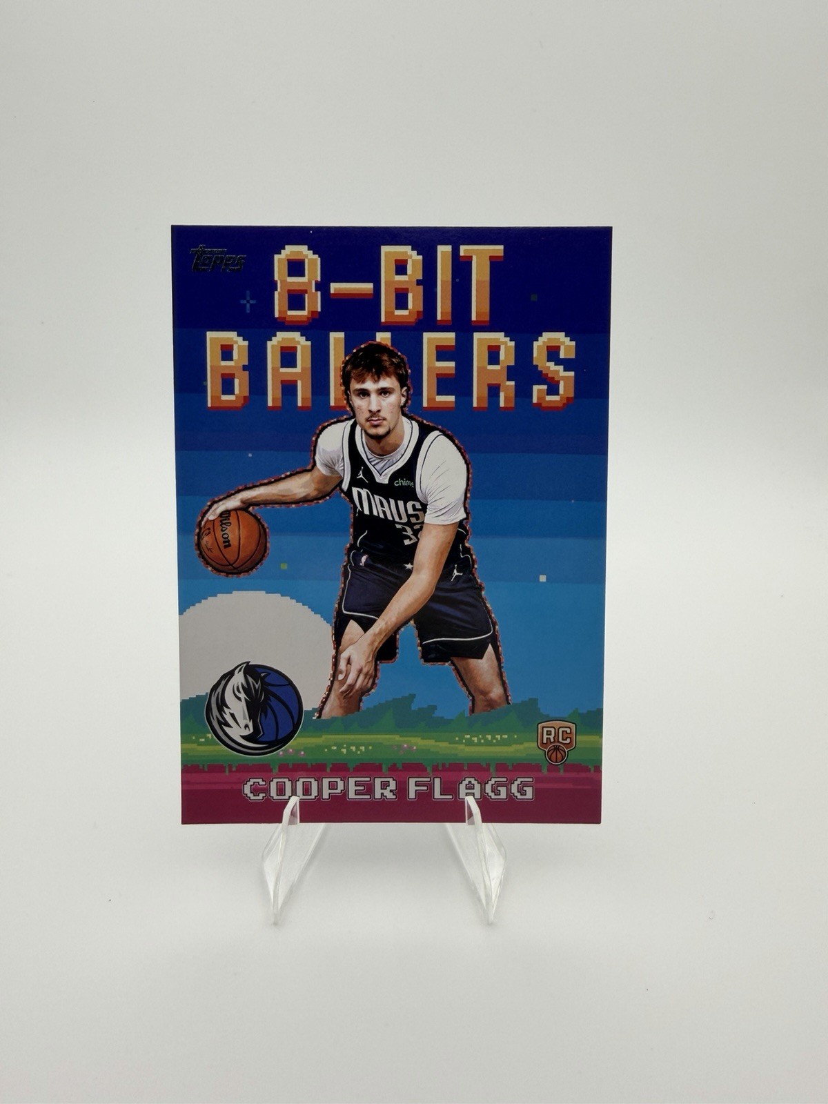 2025 topps cooper flagg 8-bit ballers rc
