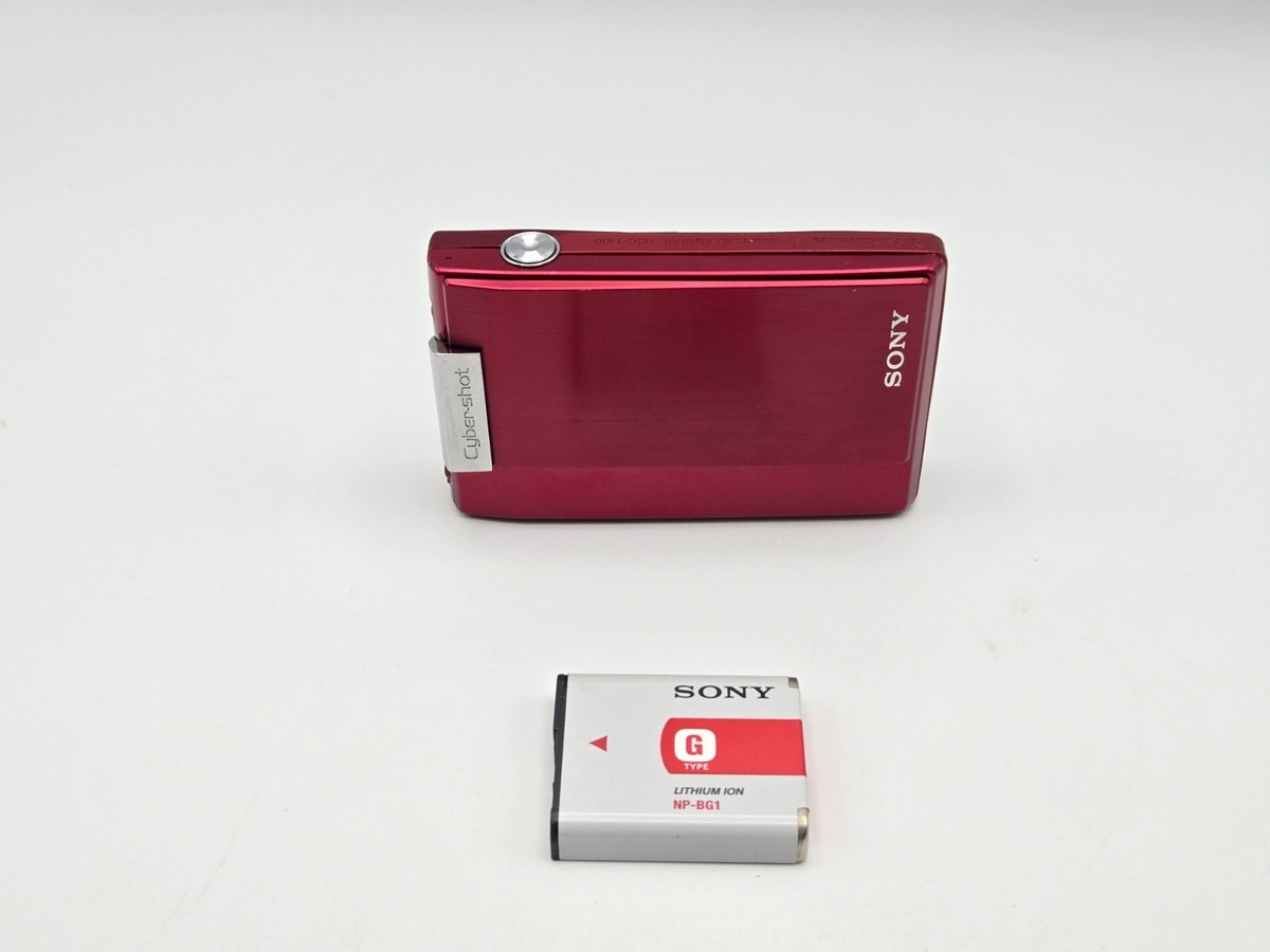 Excellent] SONY Cyber-Shot DSC-T100 Red Compact Digital Camera
