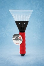 2 Heavy Duty Ice Scraper Frost & Snow Remover -Soft Grip Handle for Car Windows