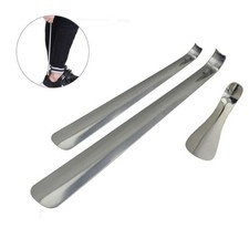 6.2"/11.8"/16.5" Handle Shoe Horn Stainless Steel Handled-Metal Shoehorn Horns