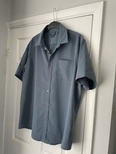 Men's Short Sleeve Atlantic Bay Airforce Blue Soft Touch Shirt  XL