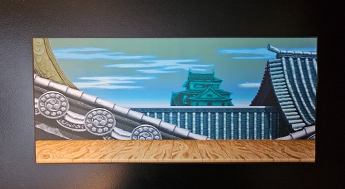 Street Fighter 2 Turbo Ryu's Stage Castillo de Suzaka Figura Telón de fondo a escala - Imagen 1 de 8