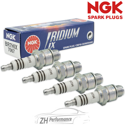 4x NGK 7067 BR7HIX Iridium IX Zündkerze Barkas VW Wartburg Mercedes Citroen Fiat