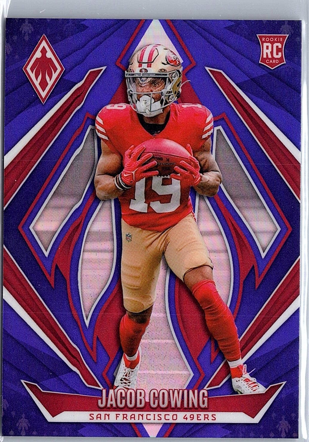 2024 Panini Phoenix - Rookies Jacob Cowing #186 Purple Fade (RC)