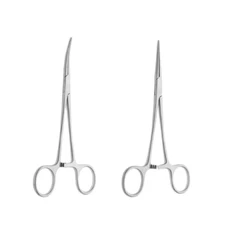 Kelly Forceps Hemostatic Clamp 14cm 16cm Curved Straight Surgical