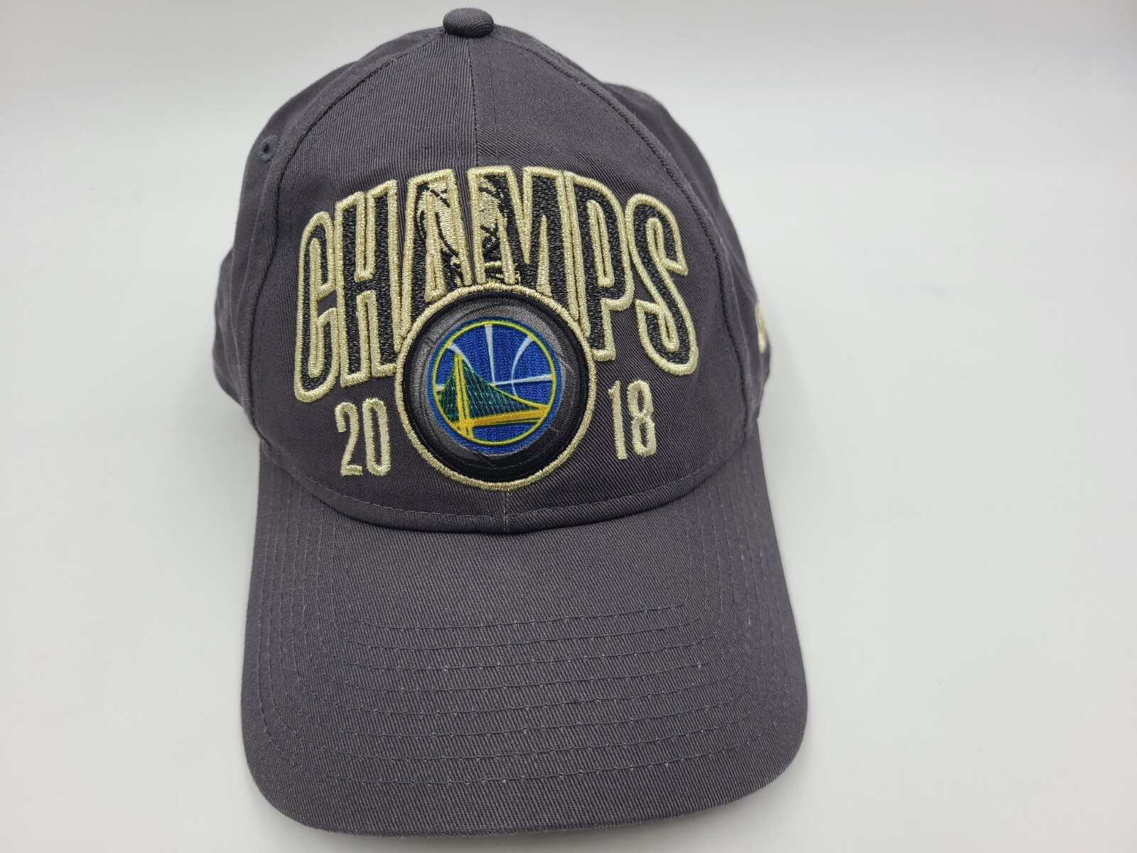 Golden State Warriors 2018 NBA Champions New Era 9Twenty Strapback Hat Cap Champ