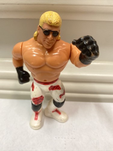 vintage 1993 WWF WWE series 7 hasbro yellow card S...