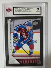 Bowen Byram 2020-21 Young Guns Retro Tribute Rookie Hockey Card KSA Graded 9!!!