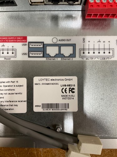 LOYTEC LVIS-3ME12- TOUCH PANEL - Picture 4 of 4