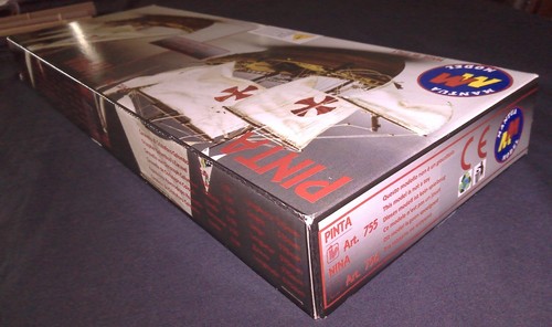 NEW Mantua Model Pinta Wood Ship Boat Scale:1/50 Inch: 22.44" Kit #775 - Afbeelding 11 van 12