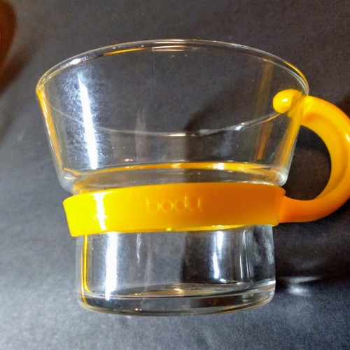 Bodum Star Trek Set Tangerine Espresso Coffee Mug Saucer Spoon Bowl Picard 14 pc - Picture 9 of 10
