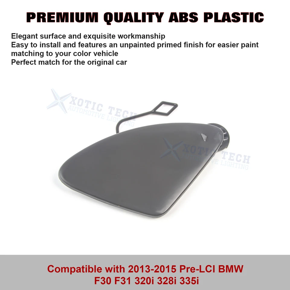 Крышка буксировочного крюка переднего бампера для 2013–2015 Pre-LCI BMW F30 F31 320i 328i 335i - Изображение 4 из 4