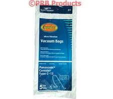 AMCS5EP Style C-13 Panasonic Canister Allergy Vacuum Cleaner Bags MC3920 MC3900