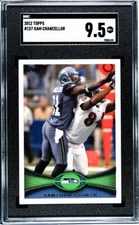 2012 Topps #157 Kam Chancellor SGC 9.5 MINT+ RC Seahawks 