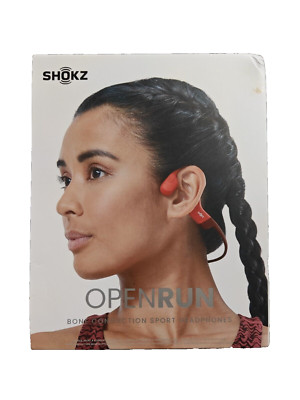 Shokz OpenRun Open-Ear Wireless Endurance Headphones - Red S803