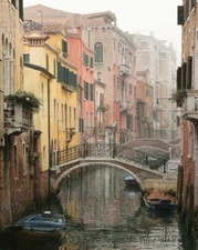 Venice alley Cityscapes Oil Painting Wall Art Giclee Printed on Canvas P100